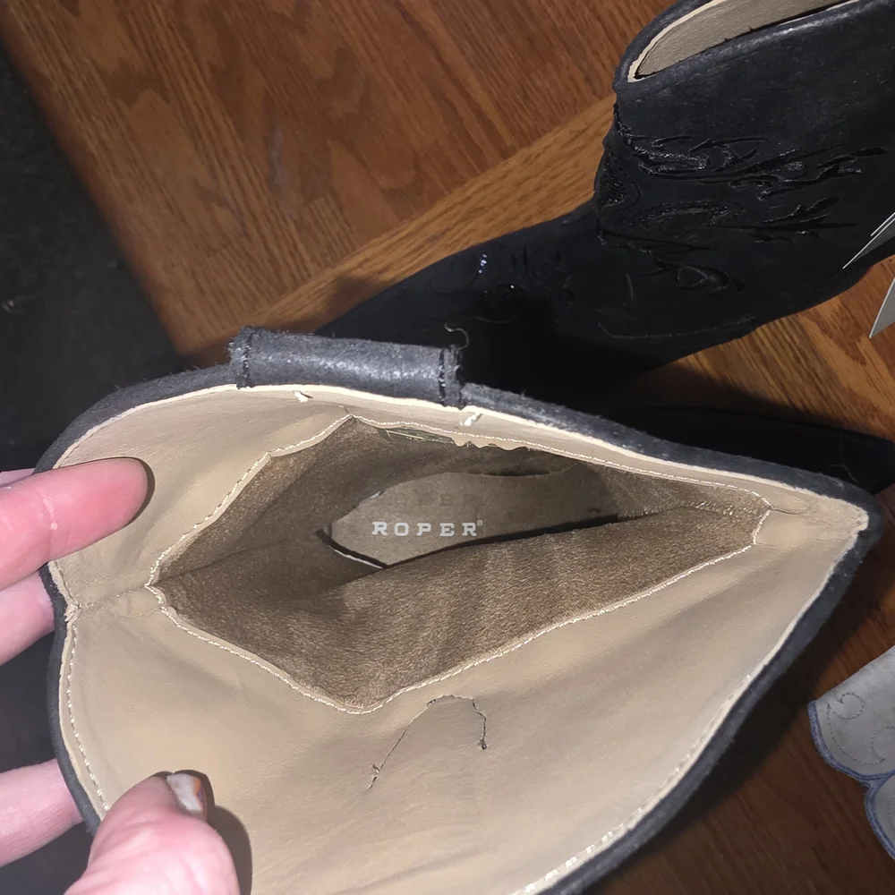 ROPER Women's Black Western Boots - Picture 4 of 7